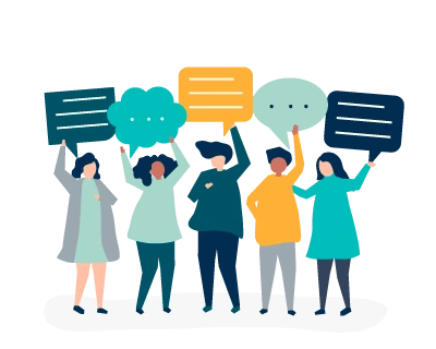 Groupe de personnes qui forment un jury d'attribution pour désigner un locataire pour un logement socail Groupe de personnes qui forment un jury d'attribution pour désigner un locataire pour un logement socail