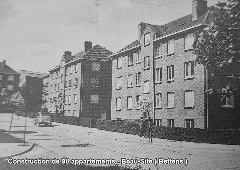 Photo construction 98 appartements - Quartier Beau-Site - Bettens