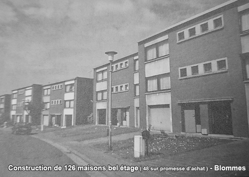 Photo construction de 126 maisons bel étage (48 sur promesse d'achat) - Quartier des Blommes