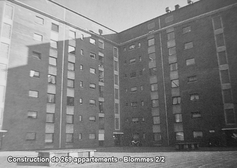 Photo construction de 269 appartements - Quartier des Blommes 2/2
