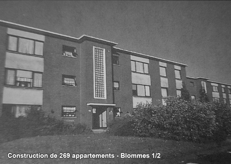 Photo construction de 269 appartements - Quartier des Blommes 1/2