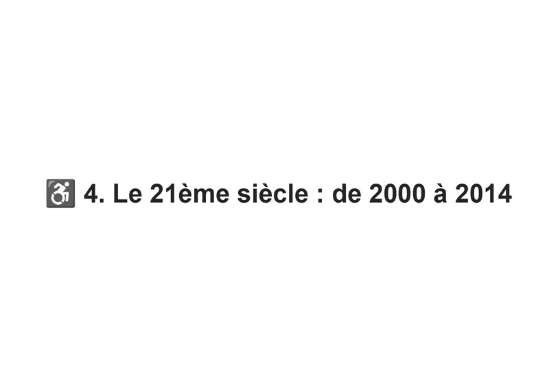 Texte chapitre : 21eme siècle de 2000 à 2014