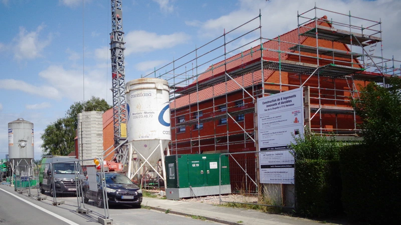 Vue finalisation et bientot pose de panneaux photovoltaïques