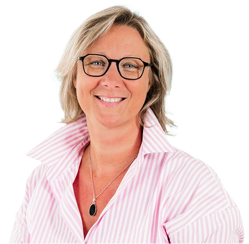 Photo de Mathilde Vandorpe, présidente de la Société de Logements de Mouscron