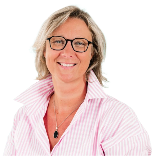 Photo de Mathilde Vandorpe, présidente de la Société de Logements de Mouscron